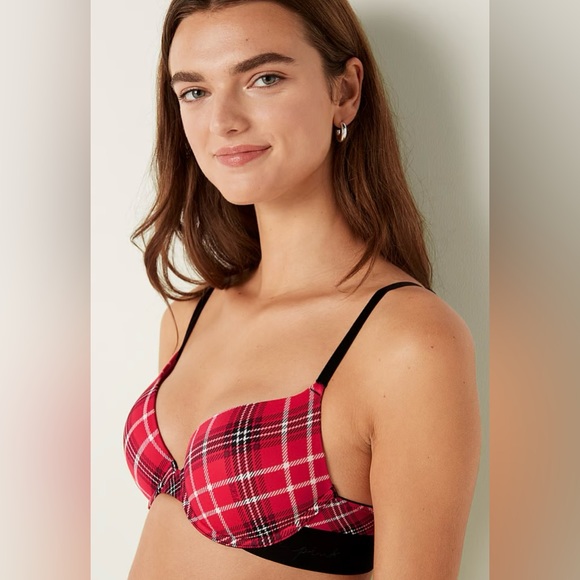 NEW*Victoria’s Secret Red & Black Plaid SALE 38dd - Picture 4 of 9